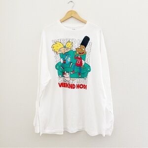 NEW Nickelodeon Hey Arnold Long Sleeve Tee